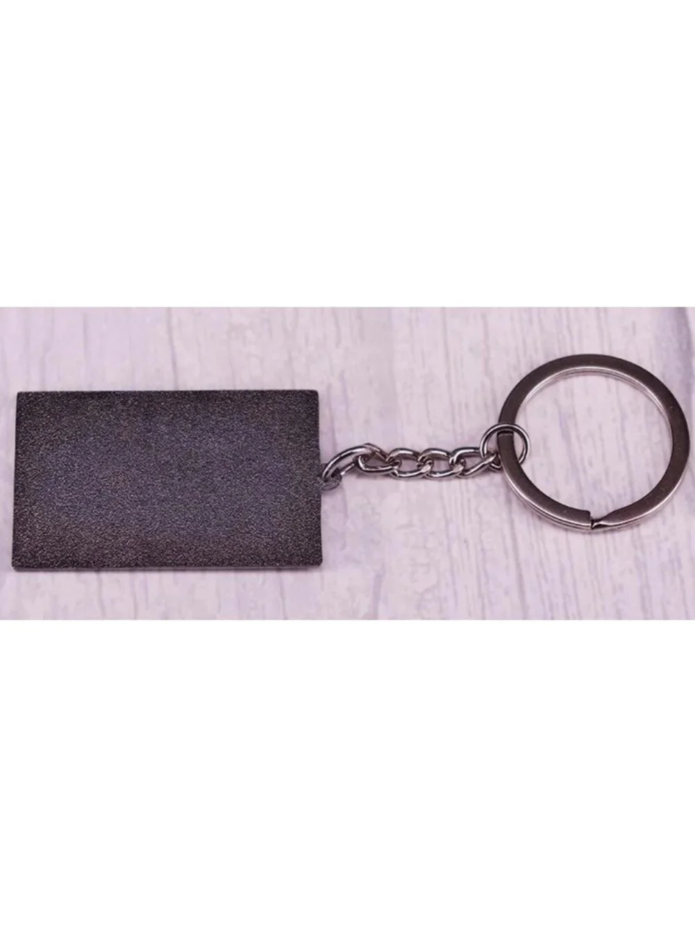 Retro Time Travel Keychain - Delorean, Doc Brown & Marty McFly Inspired Key Ring